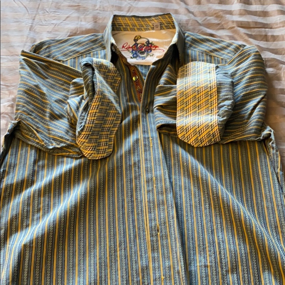 Robert Graham brown button down
